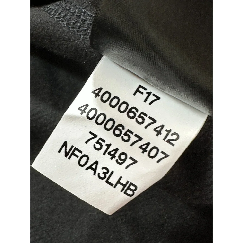 The North Face 1/4 Zip Pullover Mens L Black Tech Fleece Long Sleeve Performance